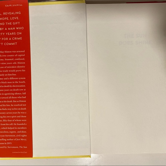 HardCover The Sun Does Shine Anthony Ray Hinton OPRAH’S Book Club 2018 - Picture 6 of 7